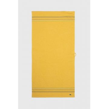 Lacoste prosop din bumbac L Timeless Jaune 70 x 140 cm