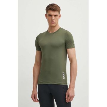 POC tricou de ciclism Reform Enduro Light culoarea verde, neted