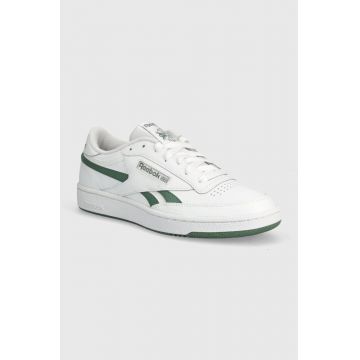 Reebok Classic sneakers din piele Club C culoarea alb, 100074230