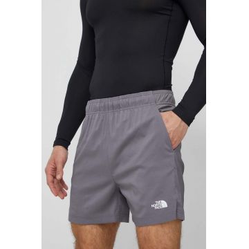 The North Face pantaloni scurti sport barbati, culoarea gri, NF0A882D0UZ1