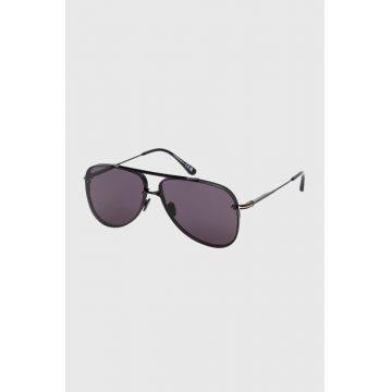 Tom Ford ochelari de soare barbati, culoarea negru, FT1071_6201A