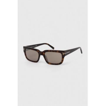 Tom Ford ochelari de soare culoarea maro, FT1075_5452L