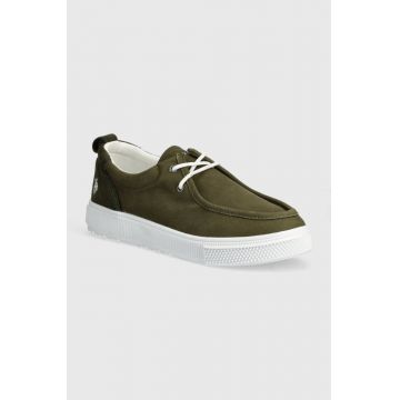 U.S. Polo Assn. mocasini BAYARD barbati, culoarea verde, BAYARD004M 4CS1