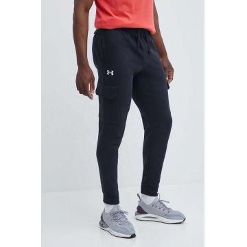 Under Armour pantaloni de trening culoarea negru, neted