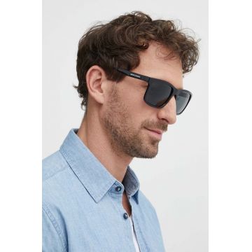 Armani Exchange ochelari de soare barbati, culoarea negru, 0AX4145S
