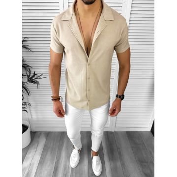Camasa barbati casual bej 12520 P19-1.1