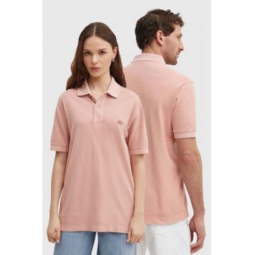 Lacoste polo de bumbac culoarea gri, neted, PH3450 S0I