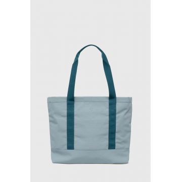 Lefrik geanta STRATA TOTE BAG culoarea turcoaz