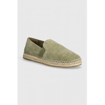 Marc O'Polo espadrile din piele intoarsa culoarea verde, 40328333802305 NN1M3036