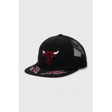 Mitchell&Ness sapca NBA CHICAGO BULLS culoarea negru, cu imprimeu