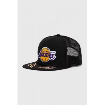 Mitchell&Ness sapca NBA LOS ANGELES LAKERS culoarea negru, cu imprimeu