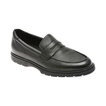 Mocasini casual ALDO negri, 13760694, din piele naturala