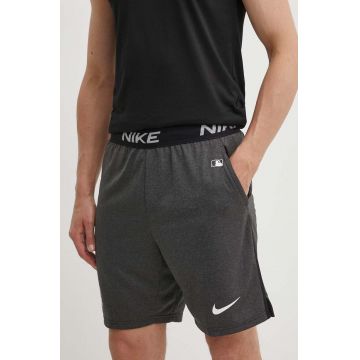 Nike pantaloni scurti New York Mets barbati, culoarea gri