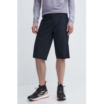 Picture pantaloni scurți outdoor Vellir Long Stretch culoarea negru, MSH093
