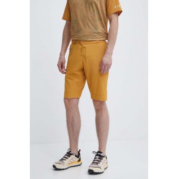 Picture pantaloni scurți outdoor Vellir Stretch culoarea portocaliu, MSH094