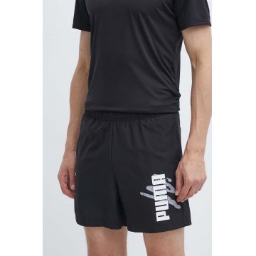 Puma pantaloni scurti barbati, culoarea negru, 678990