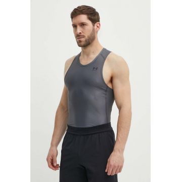 Under Armour tricou de antrenament HG Iso-Chill Compression culoarea gri