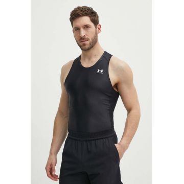 Under Armour tricou de antrenament HG Iso-Chill Compression culoarea negru