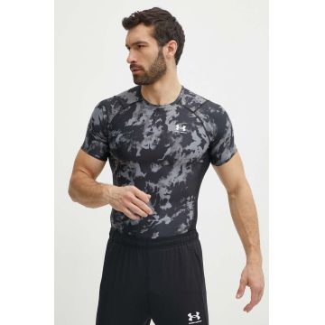 Under Armour tricou de antrenament HG IsoChill culoarea negru, modelator