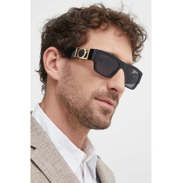 Versace ochelari de soare barbati, culoarea negru, 0VE4416U