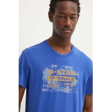 G-Star Raw tricou din bumbac barbati, cu imprimeu, D24682-C506