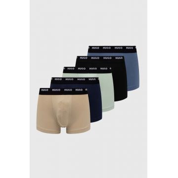 HUGO boxeri 5-pack barbati, culoarea negru