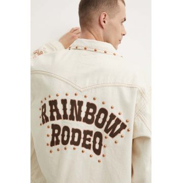 Levi's jacheta de bumbac Pride culoarea bej, de tranzitie, oversize