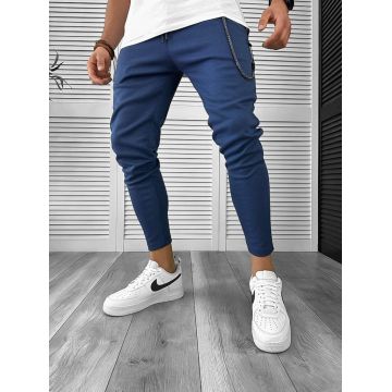 Pantaloni de trening albastri conici 12610