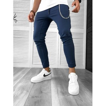 Pantaloni de trening bleumarin conici 12606 113-3.1