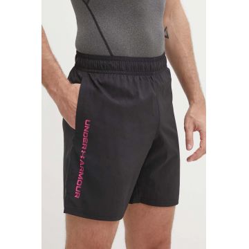 Under Armour pantaloni scurți de antrenament Tech culoarea negru