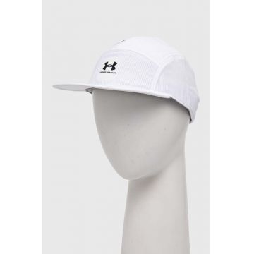 Under Armour sapca Iso-Chill Armourvent culoarea alb, cu imprimeu