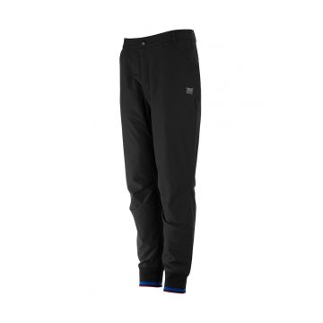 Pantaloni de trening cu garnituri contrastante Solid