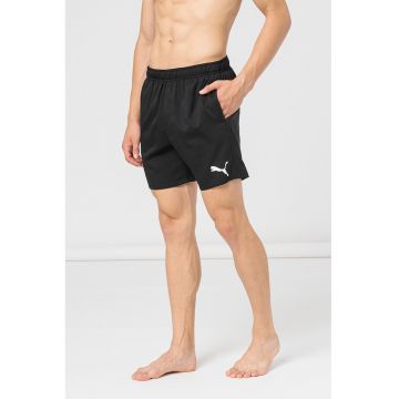 Pantaloni scurti de baie cu logo - Negru