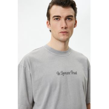 Tricou cu imprimeu text