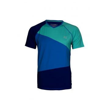 Tricou cu model colorblock pentru alergare Pulse 26365