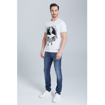 Tricou de bumbac organic cu imprimeu