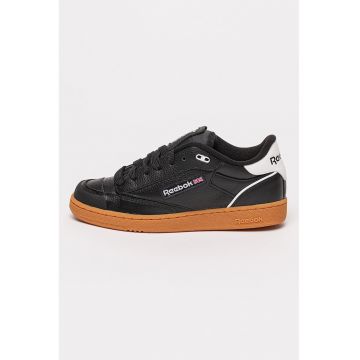 Pantofi unisex cu detalii din piele pentru tenis Club C