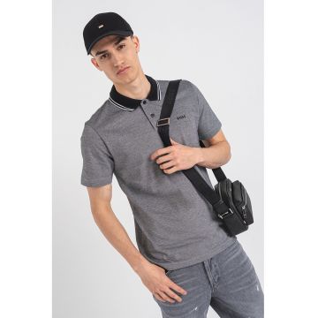 Tricou polo cu detaliu logo