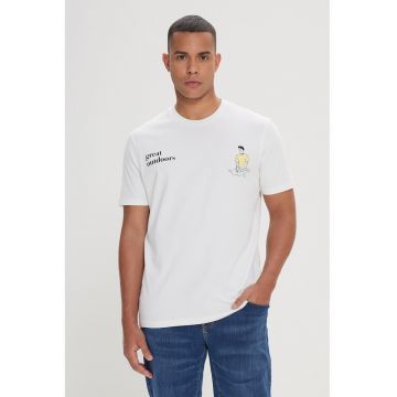 Tricou de bumbac imprimeu grafic