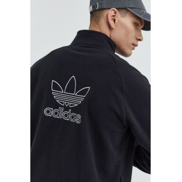 adidas Originals bluză barbati, culoarea negru, cu imprimeu HK7295-BLACK