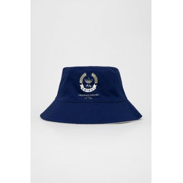 adidas Originals palarie cu doua fete culoarea albastru marin, bumbac