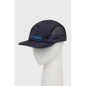 adidas Performance sapca culoarea albastru marin, modelator adidas Performance sapca culoarea albastru marin, modelator