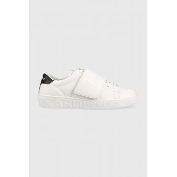 Karl Lagerfeld sneakers Kupsole Iii culoarea alb