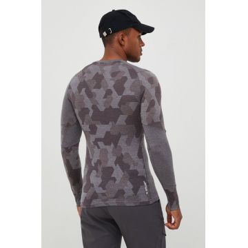 Salewa longsleeve funcțional culoarea gri