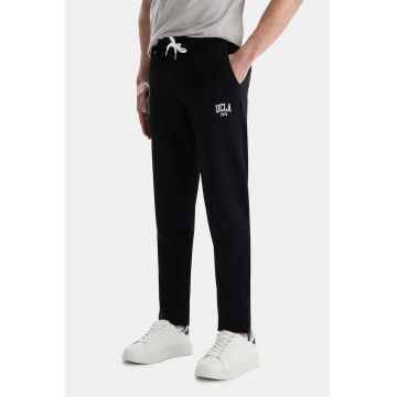 Pantaloni de trening cu logo si snur Connor