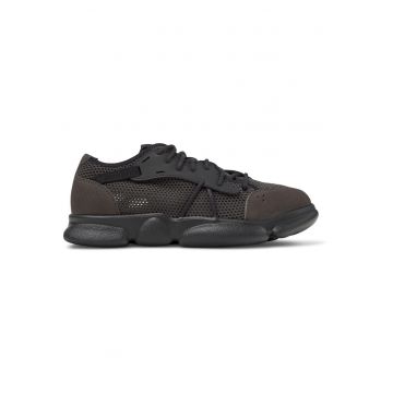 Pantofi sport cu insertii de plasa Karst 23759 - Gri inchis