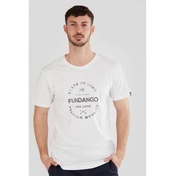 Tricou de bumbac organic cu imprimeu logo