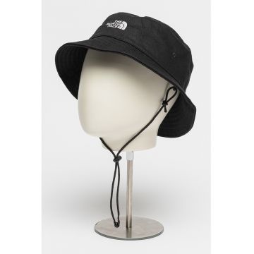 Palarie bucket cu logo brodat - Negru