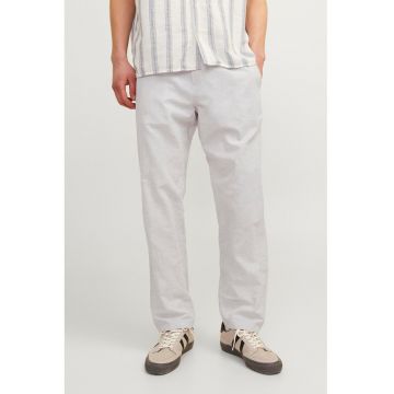 Pantaloni relaxed fit cu buzunare laterale