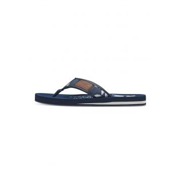 Papuci flip-flop cu imprimeu logo